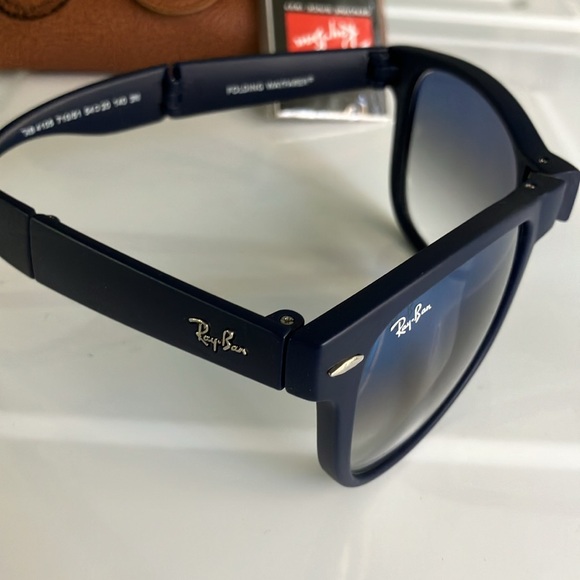 Ray Ban wayfarers Folding Gradient Sunglasses 🕶️ ☀️😎 - Picture 7 of 7